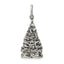 Sterling Silver 925 Christmas Tree Charm Antique Vintage Inspired