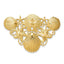 14K Gold Sea Life Diamond-Cut Slide Pendant for Omega Necklaces