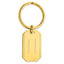 Gold-plated Kelly Waters with Engraveable Area Key Ring