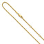 1.5mm 10K Yellow Gold Spiga Wheat Chain