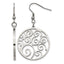Stainless Steel Polished Drop Dangle Earrings for Women