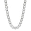 Cheryl M Sterling Silver Rhodium-plated Brilliant-cut CZ 18 Inch Necklace