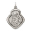 Sterling Silver 925 Saint Christopher Pendant with Antiqued Finish Vintage Charm