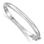 Sterling Silver 925 Girl's Bracelet with Safety Hinged Clasp