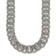 Polished Circle Link Necklace in Stainless Steel