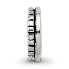 Sterling Silver Reflections Notched Spacer Bead