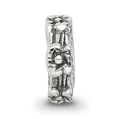 Sterling Silver Reflections Floral Spacer Bead