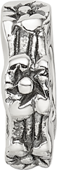 Sterling Silver Reflections Floral Spacer Bead