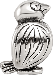 Sterling Silver Reflections Bird Bead