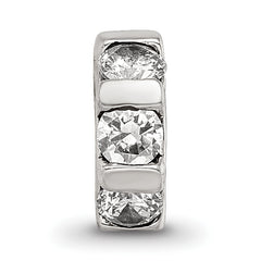 Sterling Silver Reflections CZ Bead