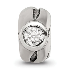 Sterling Silver Reflections CZ Bead
