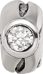Sterling Silver Reflections CZ Bead