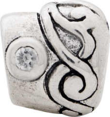 Sterling Silver Reflections CZ Bead