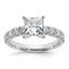 Solitaire Ring in 14K White Gold (5 ct. tw.), Size 7 - Sophia Jewelers