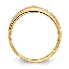 10k Tri-color Black Hills Gold Ring