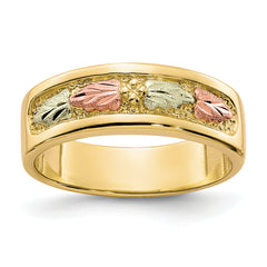 10k Tri-color Black Hills Gold Ring