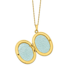 Tri-Color 10K Gold Black Hills Locket Necklace with 12K Accents and 18 Chain