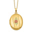 10K w/ 12k Accents and 14k Gold-filled Chain Black Hills Locket