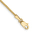 10k 1.1mm Box Chain Anklet