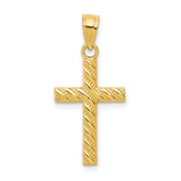 10k Cross Pendant