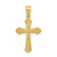 10k Budded Cross Pendant