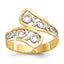 10k & Rhodium Filigree Ring