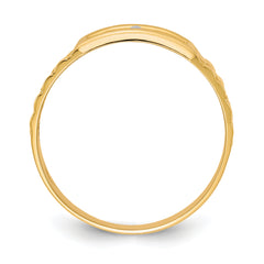 10k & Rhodium Men's Our Lady of Guadalupe Ring