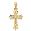 10k CZ Cross Pendant