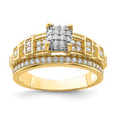 10K CZ Micropave Ring