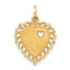 10k Heart Charm
