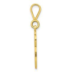 10K Yellow Gold Initial G Pendant Elegant and Personalized Charm