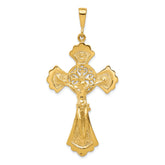 10K Crucifix Charm