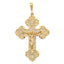 10K Crucifix Charm