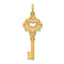 10k Solid Key Charm