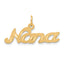 10K Satin NANA Charm