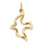 10K Dove Charm