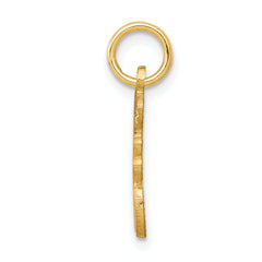 10K Yellow Gold I LOVE BINGO Charm Polished, Elegant, Fun Design