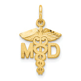 10k Solid Doctor of Medicine MD Charm