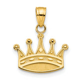 10k Crown Charm