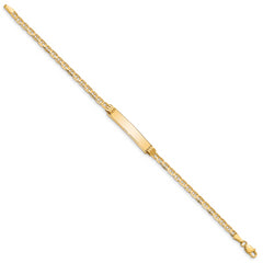 10k Anchor Link ID Bracelet