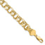 Triple Link Charm Bracelet in 10K Yellow Gold, 8mm, 8 Inch - Sophia Jewelers