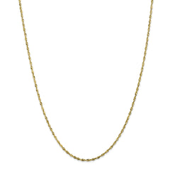 10K 1.8mm Diamond Cut Extra-Lite Rope Chain
