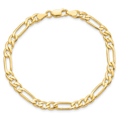 10k 5.25mm Fancy Polished Link Bracelet