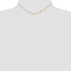 10k Yellow Gold Singapore Necklace with Elegant Timeless Design