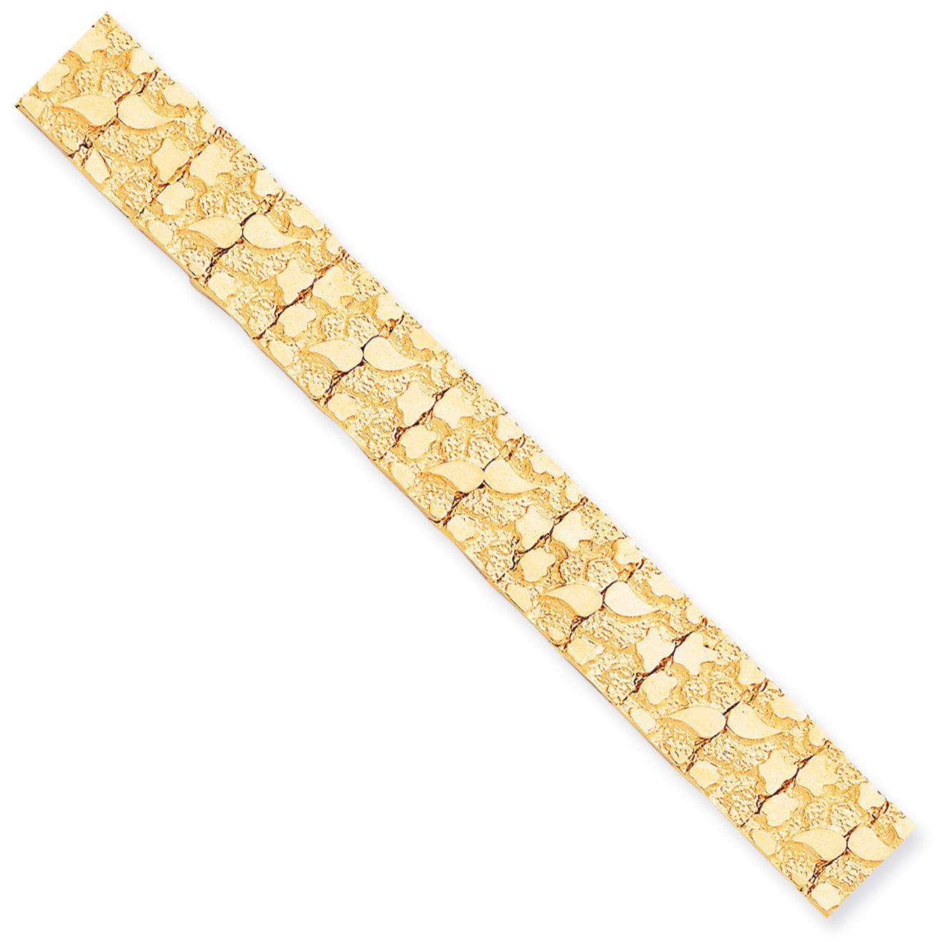 10K 15.0mm NUGGET Bracelet