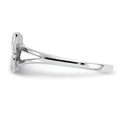 10K White Gold Butterfly Ring