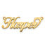 Script Personalized Name Plate Pendant in 10K Yellow Gold, 10mm - Sophia Jewelers