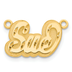 10KY 3D Diamond-cut Name Plate