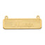 10K Satin Name Plate Bar