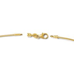 Leslie's 14K Gold Omega Necklace with Detachable Clasp, 16-Inch - 16